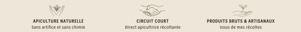 Achat miel et cosmetiques bio locaux 